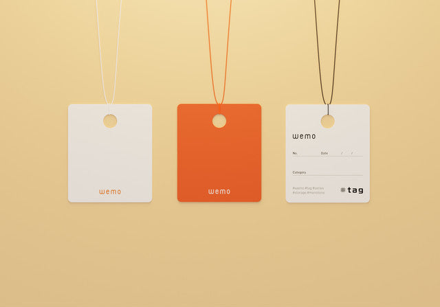 [現貨] WEMO TAG 可重用標籤 (方型, 附掛繩)