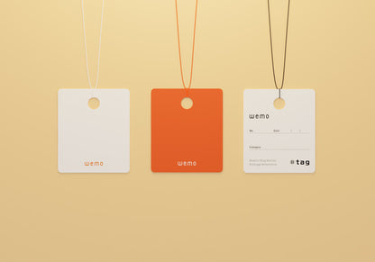 [現貨] WEMO TAG 可重用標籤 (方型, 附掛繩)