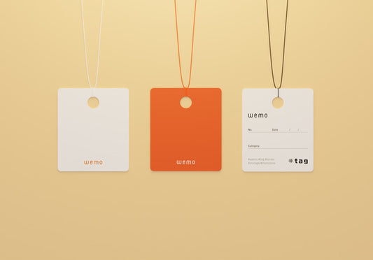 [現貨] WEMO TAG 可重用標籤 (方型, 附掛繩)