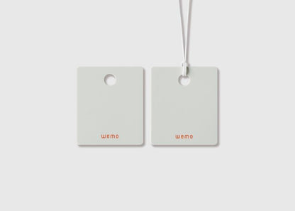 [現貨] WEMO TAG 可重用標籤 (方型, 附掛繩)
