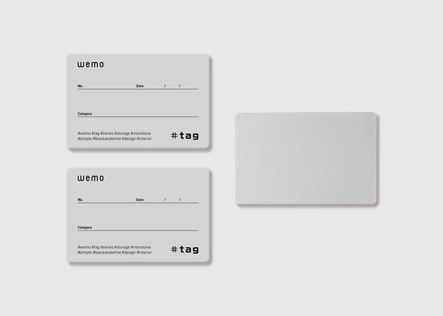 [現貨] WEMO TAG 可重用標籤 (封面貼)