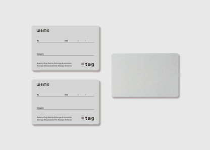[現貨] WEMO TAG 可重用標籤 (封面貼)