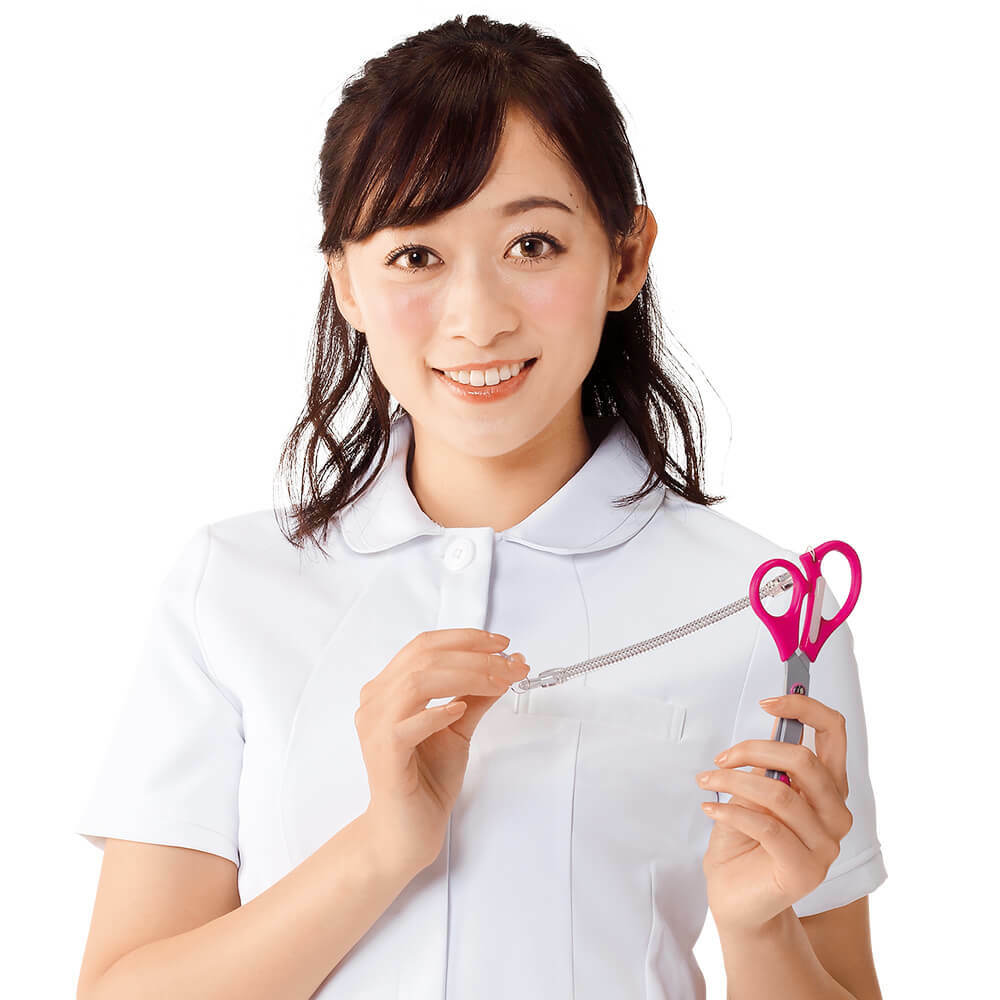 [現貨] 日本護士剪刀連橡筋扣