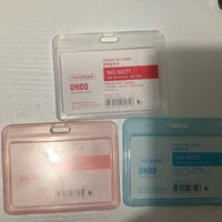 夢幻色透明證件套（橫）