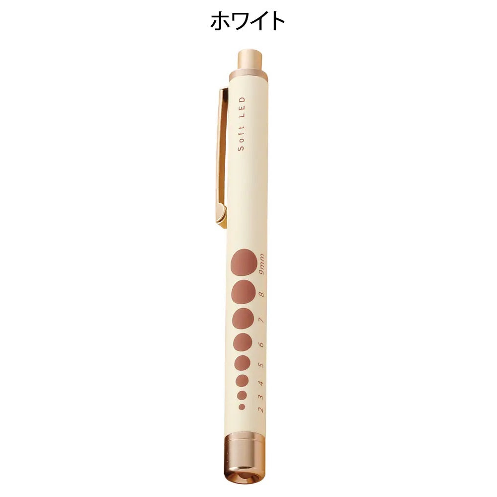 [預購] 輕量橡膠質感電筒筆（香檳金色）
