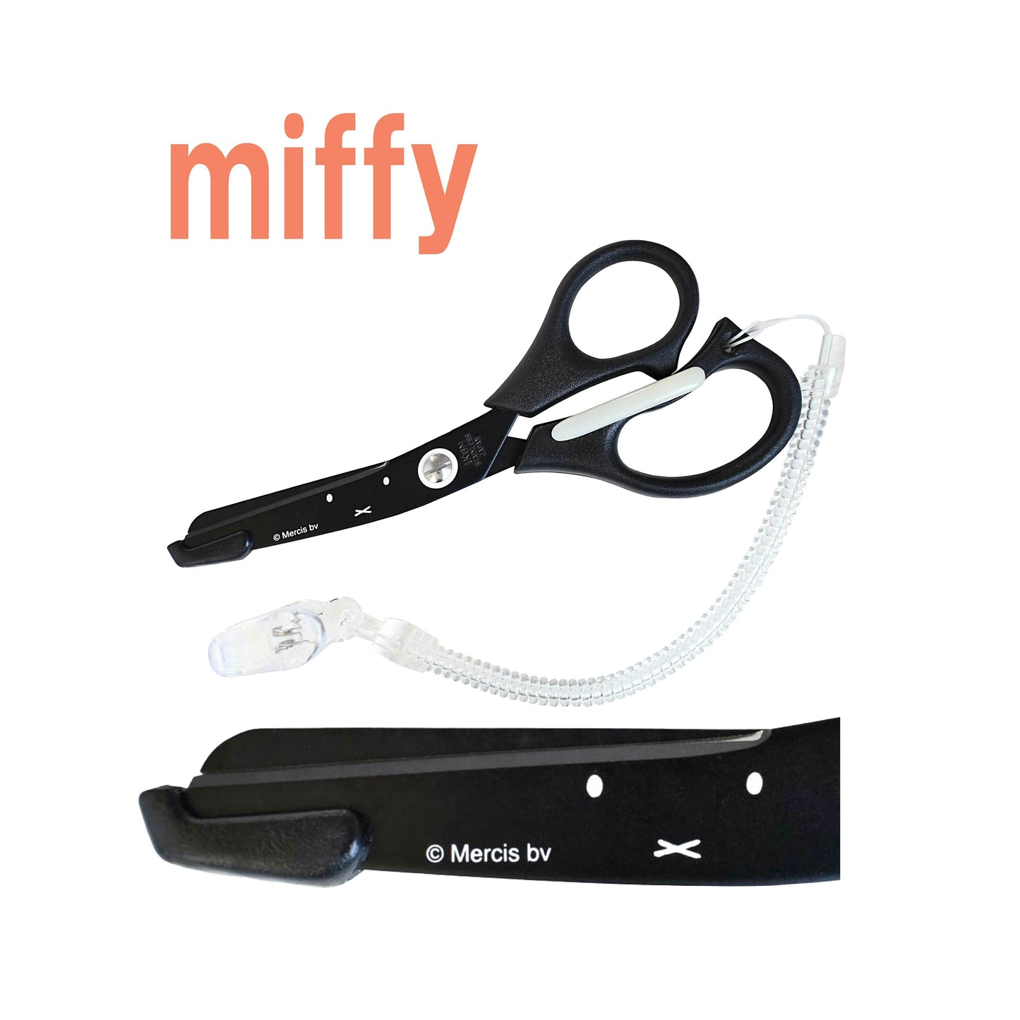 [預購] Miffy 全黑色護士剪刀