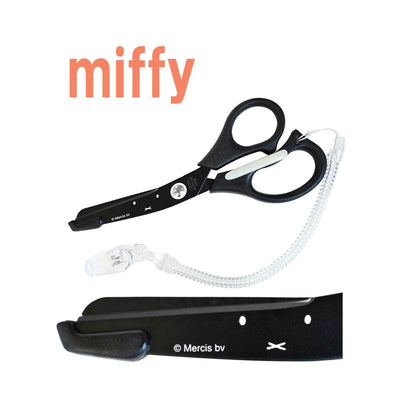[預購] Miffy 全黑色護士剪刀