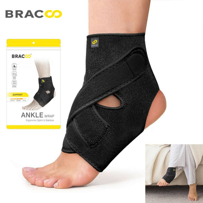 [現貨] Bracoo奔酷 - 美國透氣固定加壓扭傷防護運動護腳踝 FP31