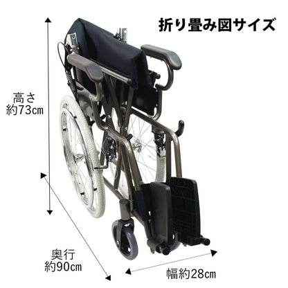 [現貨] 樂樂健 - 日本輕量鋁合金輪椅 (大輪)