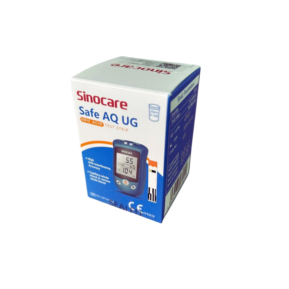 [現貨] Sinocare - Safe AQ UG 尿酸試紙(25片裝)